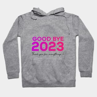 good bye 2023 Hoodie